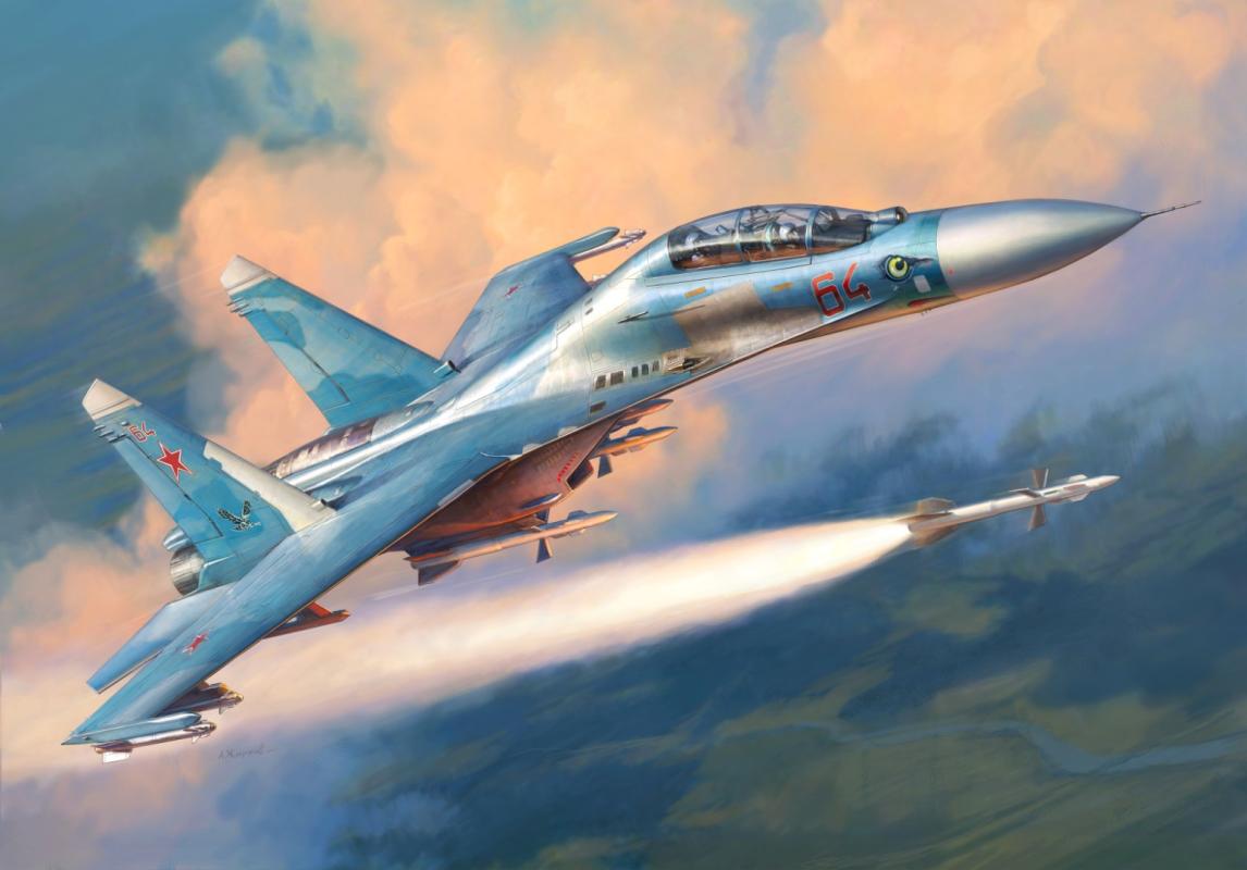 Sukhoi SU-27 UB Flanker-C von Zvezda