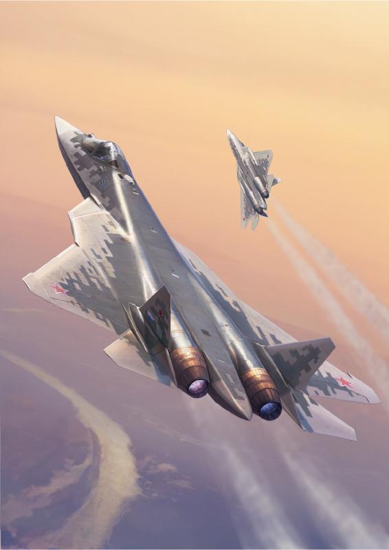 Sukhoi SU-57 von Zvezda