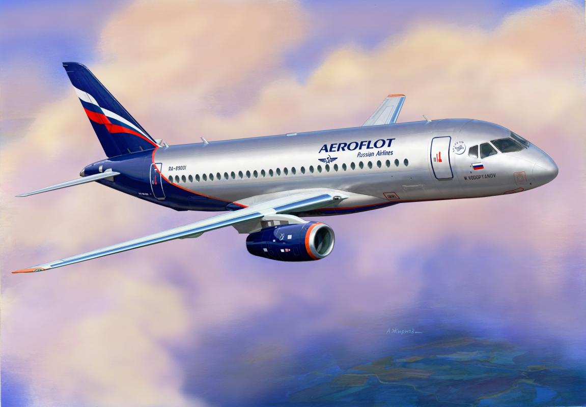 Sukhoi Superjet 100 von Zvezda