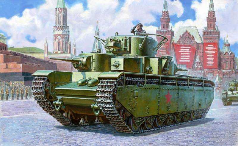 T-35 Heavy Soviet Tank von Zvezda