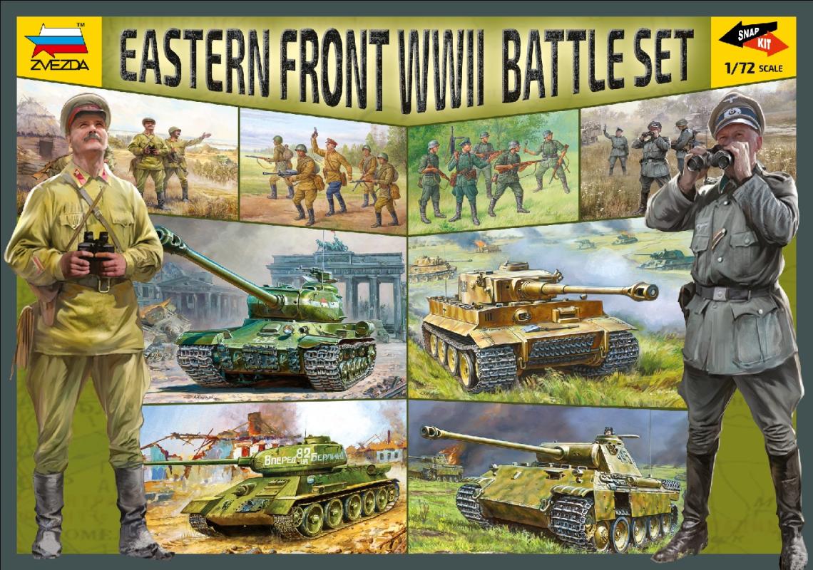 WWII Battle Set Ostfront von Zvezda