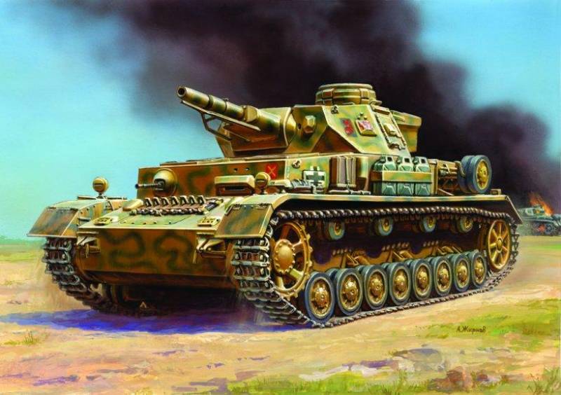 WWII Wargame AddOn Pzkpfw.IV Ausf.D von Zvezda