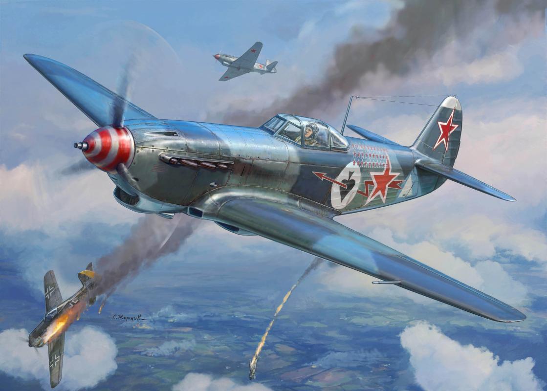 Yak-9-T mit Kanone von Zvezda