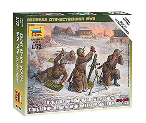 Zvezda – z6208 – Mörser sowjetischen – Winter – 82 mm von Zvezda