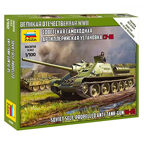 Zvezda 120116 926289 1/100 Su-85, Weiß, Small von Zvezda