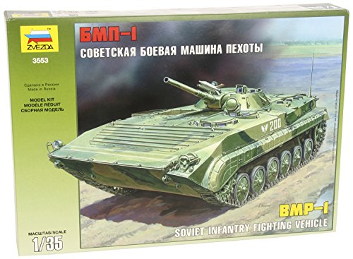 Zvezda 500783553-1:35 Russische BMP-1 Panzer, Unlackiert von Zvezda