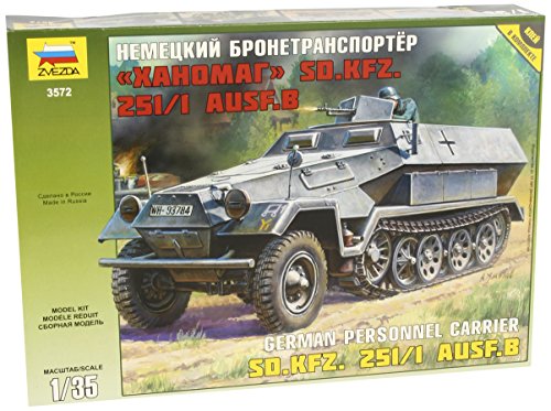 Zvezda 500783572-1:35 WWII Hanomag Sonderkraftfahrzeug-251/1 Ausführung B von Zvezda