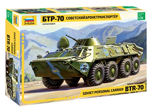 Zvezda 500783587-1:35 BTR-70 mit MA-7 Geschützturm von Zvezda