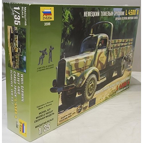 Zvezda 500783596-1:35 WWII Deutsche Transport-LKW L4500A von Zvezda