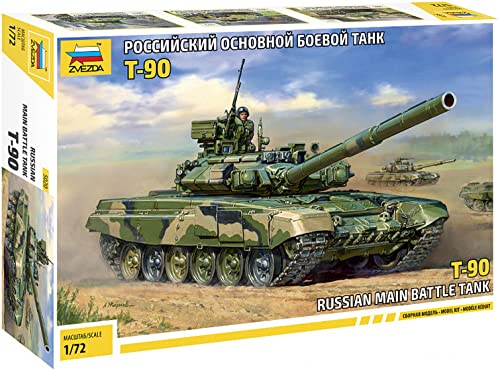 Zvezda 500785020 - 1:72 T-90, Panzer, Large von Zvezda