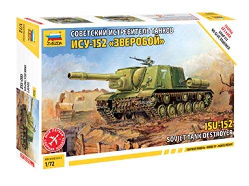 Zvezda 500785026 - Panzer - 1:72 Self Propelled Gun ISU-152 von GSI Creos