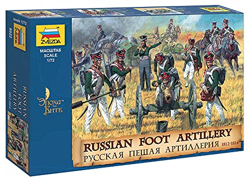 Zvezda 500788022-1:72 Russische Artillery 1812-1814 von Zvezda