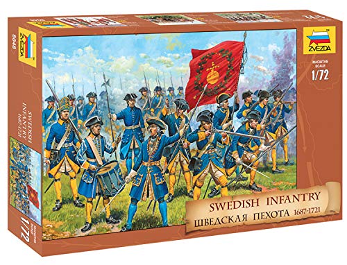 Zvezda 500788048-1:72 Swedish Infantry 17-18th Century von Zvezda