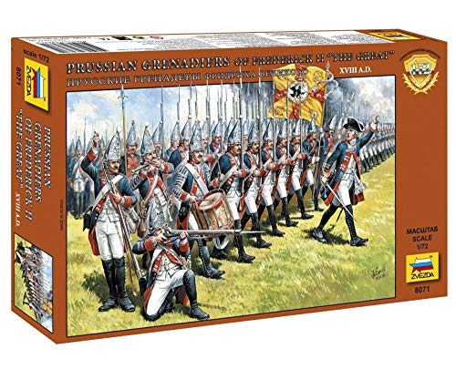 Zvezda 500788071-1:72 Preussische Grenadiere Frederick II von Zvezda