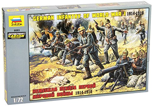 Zvezda 500788083-1:72 WW I Figuren-Set Deutsche Infanterie von Zvezda