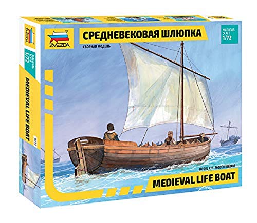 1/72 mittelalterliches Rettungsboot von Zvezda