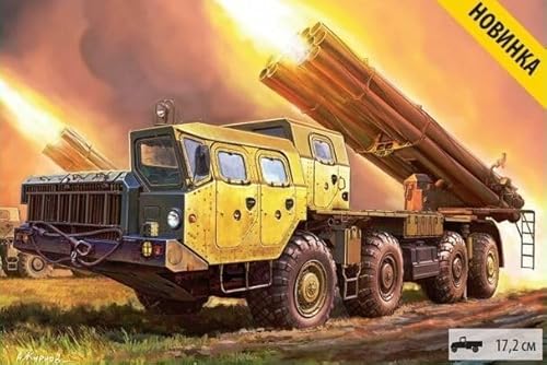 Zvezda 1/72 SMERCH, Mehrfachraketenstarter von Zvezda