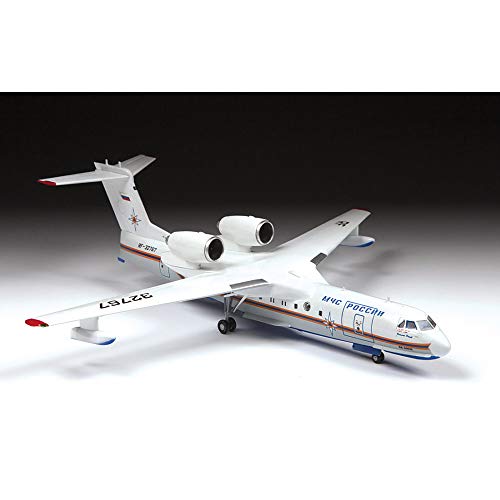 Zvezda 530007034 Fahrzeug 1:144 Beriev Be-200 ES Multi Role amph, Modellbausatz,Plastikbausatz, Bausatz zum Zusammenbauen, detaillierte Nachbildung, Mehrfarbig, Large von Zvezda