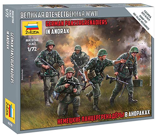 Zvezda 6270 Panzergrenadiers Modellbausatz, Mehrfarbig, 1/72 von Zvezda