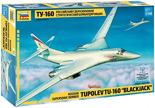 Zvezda 7002 Tupolev Tu-160 Blackjack Russian Supersonic Strategic Bomber von Zvezda