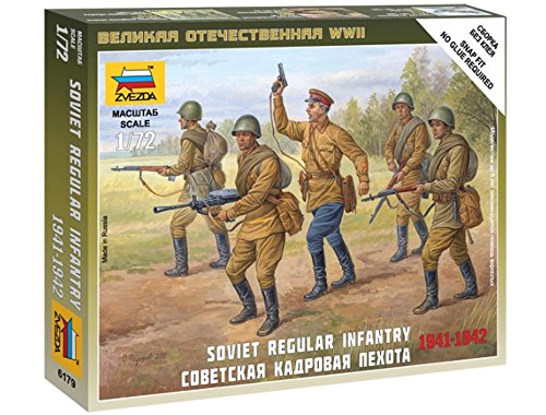 Zvezda 1/72 WWII sowjetische reguläre Infanterie 1941-42 von Zvezda