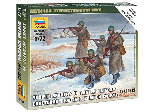 Zvezda – Z6197 – Modellbau – Figur – Sowjetische Infanteristen – Winter von Zvezda