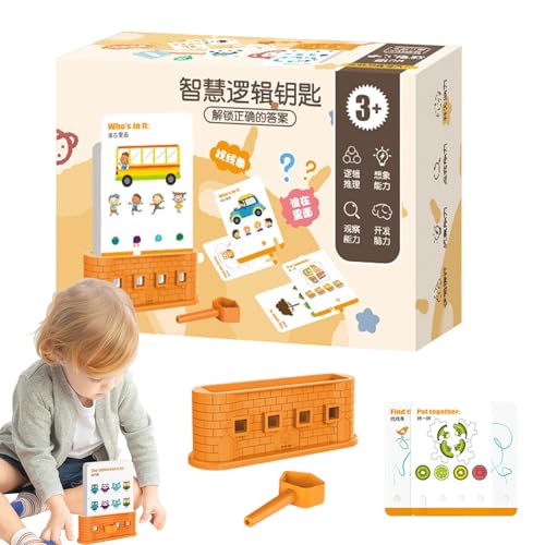 Denkspielzeug mit Schlüssel und Schloss – Spielzeug für Kleinkinder | Spielzeug mit Schloss und Schlüssel für Kleinkinder | Kreativer Schlüssel und Verriegelungsspielzeug, Lernspielzeug für | Denkspielzeug mit Schlüssel und Schloss – Spielzeug für Kleinkinder | Spielzeug mit Schloss und Schlüssel für Kleinkinder | Kreativer Schlüssel und Verriegelungsspielzeug, Lernspielzeug für | von Zvn Zojne