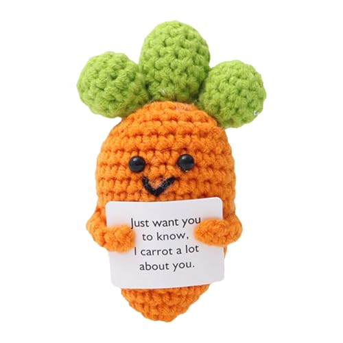 Emotionale Unterstützung, positive Karotte | Lustige gehäkelte Karotten-Plüschfigur, Frucht der emotionalen Unterstützung, Strickspielzeug aus Wolle, Motivation für die Dekoration von Themenpartys Emotionale Unterstützung, positive Karotte | Lustige gehäkelte Karotten-Plüschfigur, Frucht der emotionalen Unterstützung, Strickspielzeug aus Wolle, Motivation für die Dekoration von Themenpartys von Zvn Zojne