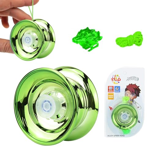 JoJo-Ball - Legierung Yoyo Spielzeug Responsive Yoyo - Yo-Yo-Ball, Trick-Yoyo zum Trainieren der Hand-Auge-Koordination, hilft Kindern und Anfängern, Sich zu entspannen und zu konzentrieren von Zvn Zojne