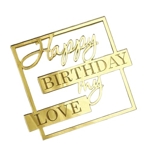 Kuchendekoration für Geburtstag, Kuchendekoration, einzigartiger Torteneinsatz, Acryl, Liebhaber, Topper, Geburtstag, Eleganz, für Geburtstagsfeiern Kuchendekoration für Geburtstag, Kuchendekoration, einzigartiger Torteneinsatz, Acryl, Liebhaber, Topper, Geburtstag, Eleganz, für Geburtstagsfeiern von Zvn Zojne