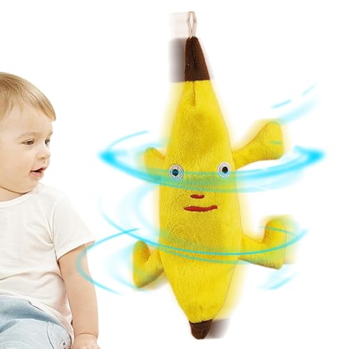 Schlüsselanhänger Banane aus Plüsch, Plüschspielzeug für Tanz mit Musik | Spielzeug Schlüsselanhänger Banane aus Plüsch – multifunktionales Plüschspielzeug für Auto, Reisen, Haus und Schule Schlüsselanhänger Banane aus Plüsch, Plüschspielzeug für Tanz mit Musik | Spielzeug Schlüsselanhänger Banane aus Plüsch – multifunktionales Plüschspielzeug für Auto, Reisen, Haus und Schule von Zvn Zojne