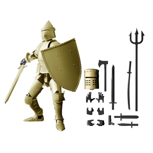 Zvn Zojne 3D-gedruckte Actionfigur,3D-gedruckte Figuren - Desktop-Ornamentspielzeug - Mehrgelenkiges Actionfiguren-Spielzeug, mechanisches bewegliches Sammelspielzeug für die Schreibtischdekoration von Zvn Zojne