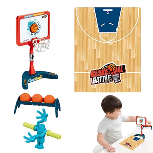 Zvn Zojne Desktop-Basketball, Basketballspiel | Basketball-Schreibtischspiele | Miniatur-Tisch-Basketballspiel-Set für Zuhause, Basketball-Spielzeug für Mädchen und Teenager von Zvn Zojne