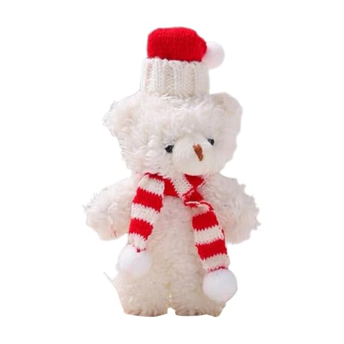 Zvn Zojne Weihnachtsbär-Ornamente, Weihnachtsbär | Weißer Bär aus Plüsch, Weihnachten, Kuchendekoration aus weichem Plüsch, 6,3 Zoll, Partyzubehör für Geburtstag, Neujahrsfest Zvn Zojne Weihnachtsbär-Ornamente, Weihnachtsbär | Weißer Bär aus Plüsch, Weihnachten, Kuchendekoration aus weichem Plüsch, 6,3 Zoll, Partyzubehör für Geburtstag, Neujahrsfest von Zvn Zojne