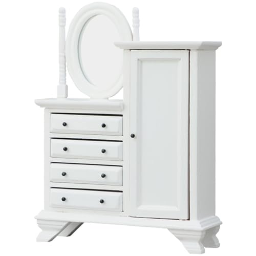 1/12 Miniatur-Puppenhaus-Möbel, Holzschrank mit funktionaler Schublade für Zubehör, Organisation, Miniatur-Holzmöbel 1/12 Miniatur-Puppenhaus-Möbel, Holzschrank mit funktionaler Schublade für Zubehör, Organisation, Miniatur-Holzmöbel von ZwaitL