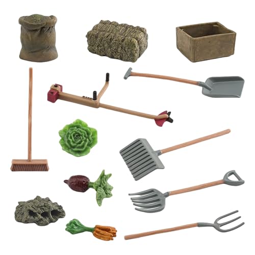 Miniatur-Modellbausätze mit Gemüse und Schaufel, Figuren für Puppenhäuser im Freien, Dekoration, Miniaturgemüse, 13-teiliges Set Miniatur-Modellbausätze mit Gemüse und Schaufel, Figuren für Puppenhäuser im Freien, Dekoration, Miniaturgemüse, 13-teiliges Set von ZwaitL