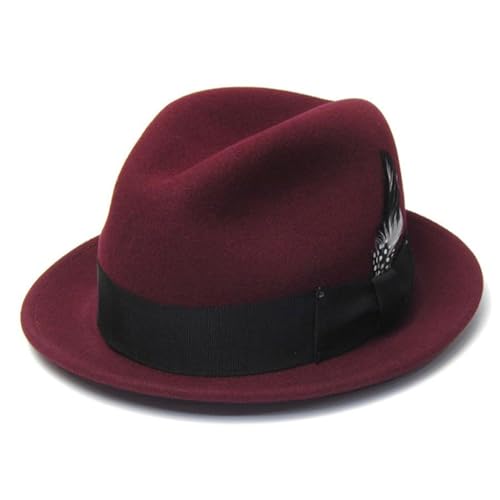 ZwaitL Eleganter französischer Hut für Damen, Karneval, Festival, formelle Versammlung, Hut, Bandhut, Fedora-Hut für Damen von ZwaitL