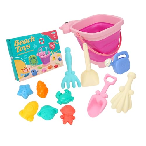 ZwaitL Faltbarer Sandeimer Strandspielzeug mit Marine und Schaufel Sand Spielset für Kinder Outdoor Wasser Aktivität Spielzeug Strand Zubehör ZwaitL Faltbarer Sandeimer Strandspielzeug mit Marine und Schaufel Sand Spielset für Kinder Outdoor Wasser Aktivität Spielzeug Strand Zubehör von ZwaitL