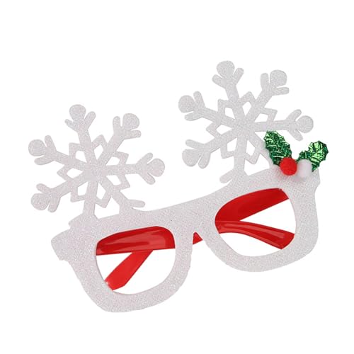 ZwaitL Glitzer-Schneeflocken-Brille, festliches Kostümzubehör, verstärkendes Glitzer, Party-Dekoration für Winterfeiern, Unisex, Schneeflocken-Glitzer-Brille ZwaitL Glitzer-Schneeflocken-Brille, festliches Kostümzubehör, verstärkendes Glitzer, Party-Dekoration für Winterfeiern, Unisex, Schneeflocken-Glitzer-Brille von ZwaitL