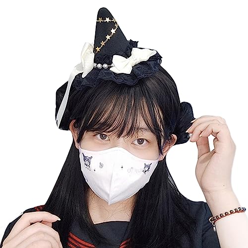 ZwaitL Hexenhut Haarspange Hexenhut Fascinatoren für Frauen Hexenhut Stirnband Hexenstück Halloween Kopfschmuck von ZwaitL