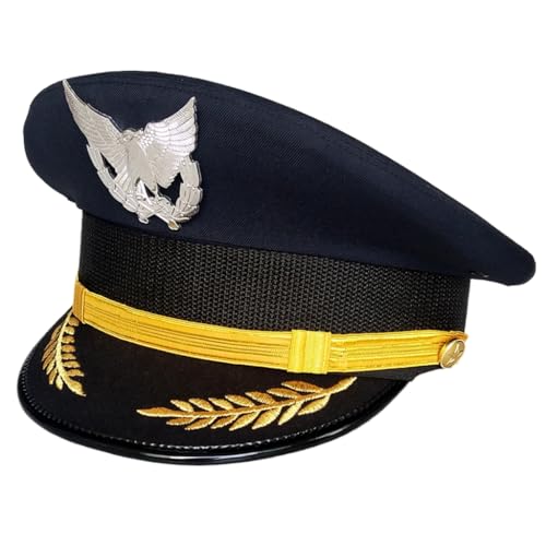 ZwaitL Kapitän Uniform Kapitän Hut für Erwachsene Captain Party Cosplay Kostüm Maskeraden Kapitän Hut für Halloween Party von ZwaitL