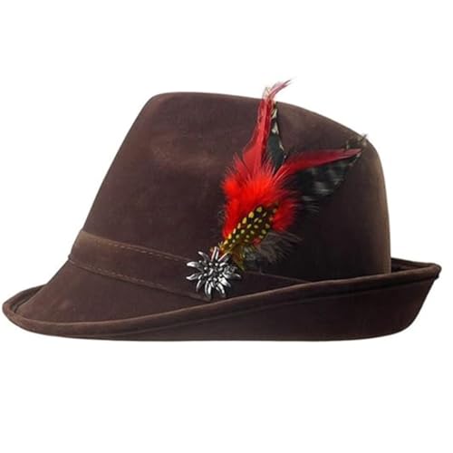 ZwaitL Oldfashioned Top Hat Western Short Brimmed Hat for Women Man Casual Wear Western Man Women Unisex Wear von ZwaitL