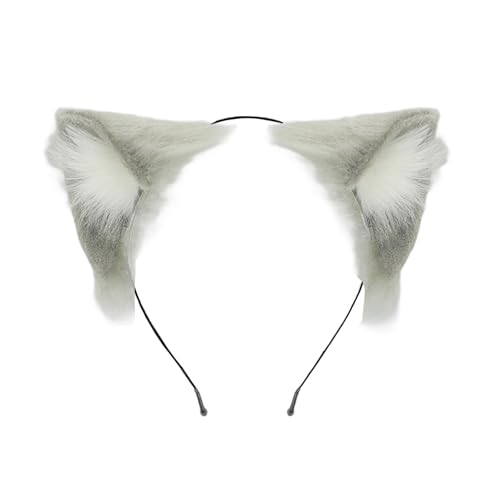 ZwaitL Realistische Plüsch-Katzenohren-Haarbänder, weiches Tierohr-Haar-Accessoire für Halloween-Kostüme und Rollenspiele, Veranstaltungen, Rollenspiele, Haar-Accessoire ZwaitL Realistische Plüsch-Katzenohren-Haarbänder, weiches Tierohr-Haar-Accessoire für Halloween-Kostüme und Rollenspiele, Veranstaltungen, Rollenspiele, Haar-Accessoire von ZwaitL