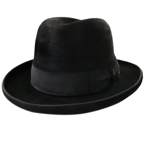 ZwaitL Simplicities Hut mit Schleifen, unisex, Fedora-Hut, Gentleman-Hut, geeignet für Reisen, Einkaufen und Verabredungen von ZwaitL