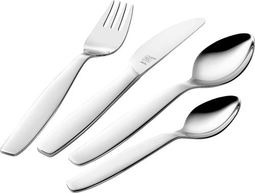 Zwilling Pila Kinder-Besteck 4er Set Edelstahl Silber ZWPIL20 von Zwilling