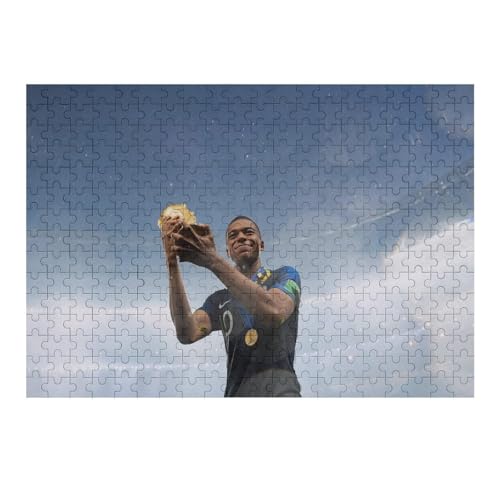 Mbappe 300-teiliges Puzzle Für Erwachsene - Wooden Puzzles 300-teiliges Puzzle Für Erwachsene | Rätsel (40x28) cm von Zwjkmjn