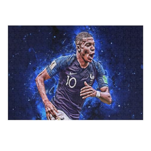 Mbappe 300-teiliges Puzzle Für Erwachsene - Wooden Puzzles 300-teiliges Puzzle Für Erwachsene | Rätsel (40x28) cm von Zwjkmjn