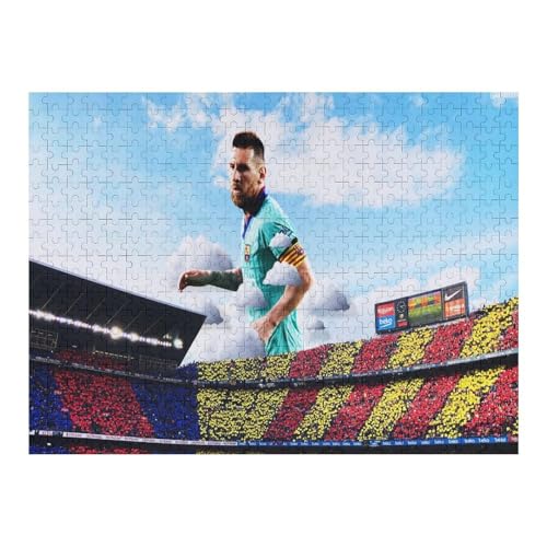 Puzzle Für Erwachsene 500 Teile Messi Puzzles 500 Teile Für Erwachsene Fußballspieler Wooden Puzzle Für Teenager Puzzlespiel Spielzeuggeschenk (52x38) cm von Zwjkmjn