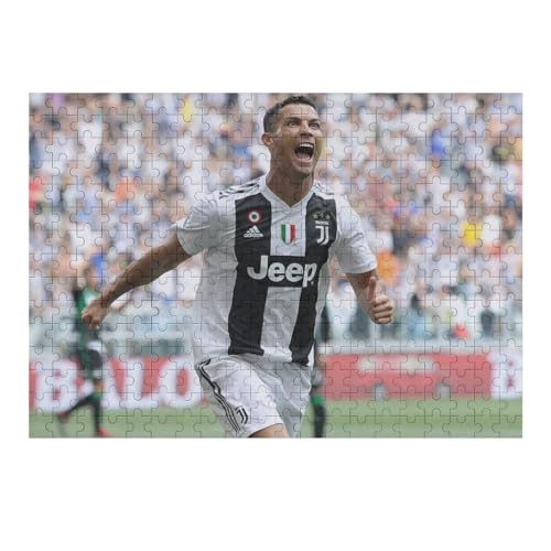 RonaldoWooden Puzzles Für Erwachsene 300 Teile Fußballspieler Puzzle Für Erwachsene 300 Teile Für Familienspiel Teenager Puzzle (40x28) cm von Zwjkmjn