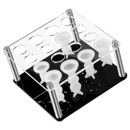 Mehrzweck-Schach-Silikonformen, Ständer, Acryl, transparentes Gestell für Spielfiguren, Organisation, elegante Spiel-Kits, Komponenten von Zxfdsfdbnm